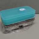 4 Pack Stainless Steel Snack Containers Reusable with Lid, Grab and Go 2 Compartment Snack Food Storage Containers for School Travel and Outdoor Camping Dishwasher Safe