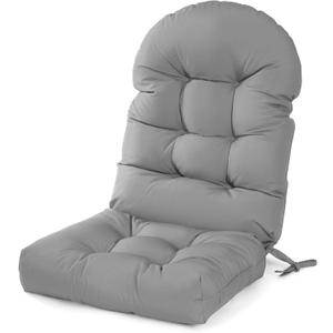 mudilun Adirondack Chair Cushion with Tie Outdoor Adirondack Chair Cushions Thick Tufted High Back Rocking Chair Cushions for Indoor Patio Furniture Chair Pads