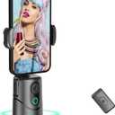 Auto Face Tracking Phone Holder,No App Required,360 Rotation Phone Camera Stand with Remote and Gesture Control, Smart Shooting Tripod for Vlog/TIK Tok Live Streaming YouTube Video Recording
