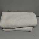 OWENIE Linen Blend Sheer Curtains 84 inches Long 2 Panels Set for Bedroom, Natural Linen Light Filtering Semi Sheer Cutain for Living Room Rod Pocket Drapes, 2pcs, Each 40 W x 84 L