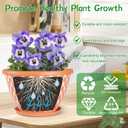 Nooulap 16 Inch Plant Pots, 4 Pack Large Flower Pots