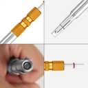 Trim Nail Punch with Retaining Clip, 7.56 Inch Nail Punch for Finish Protection, Ideal Carpentry Tool