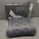 Full Body Bath Pillow for Bathtub, Thick Bathtub Cushion, Luxury Tub Pillow for Bath for Headrest Neck and Back Support Gray 51" x 16"