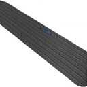 Ruedamann 1 Rise Threshold Ramps for Doorways, 2200 Lbs Load Capacity Wider Non-Slip Rubber Threshold Ramp, Portable Wheelchair Ramp for Home Steps, Curbs, Strollers, Power Scooters, Cuttable