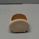 Cute Betta Fish Tank House with Mushroom Decor and Cave Habitat for Hiding Safely (Yellow Mushroom + Cave)