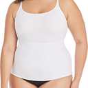 Maidenform Women's Shapewear Cami Tank Top, Tummy Control Shapewear for Women, Back-smoothing Fajas Cami (Plus Size, Too) (XL)