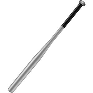 Baseball Bat Steel with Carrying Bag (Silver)