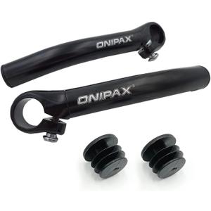 ONIPAX Bicycle Bar Ends Comfortable Ergonomic for MTB Bikes 7/8 Handlebar (1 Pair)