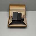 Wood Phone Docking Station for Men - Desktop or Nightstand Organizer - Birthday Gifts for Men, Dad - Anniversary Idea from Wife - Key Holder, Stand Wallet, Watch & Essentials (Black)