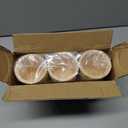 6-Pack 4 Inch Round Wood Pen Holder Unfinished Wooden Pencil Holder for DIY Crafts (3x3x4 Inches)