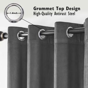 Grey Curtains 2 Pack 52x82 