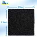 20 Packs 3.15x3.15x0.32 Inch Odor Absorbing Filter Refills for EKO Trash Cans, Activated Charcoal Deodorizer Compatible with EKO Step & Touchless Garbage Cans with Built-in Filter Compartment