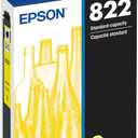 Epson 822 DURABrite Ultra Ink Standard Capacity Yellow Cartridge (T822420-S) Works with Workforce Pro WF-3820,3823, 4820, 4830, 4833, 4834