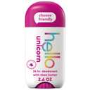 hello Unicorn Aluminum Free Deodorant for Women and Men with Shea Butter, 24-Hour Freshness, Baking Soda Free Deodorant, Dermatologically Tested, 2.6 oz Stick