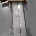 DEZ FURNISHINGS Cordless No Tools 1" Magnet Mini Blinds for Metal Doors, Room Darkening, 25" W x 42" H, White