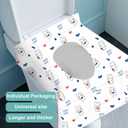 100 Pack Toilet Seat Covers Disposable, Portable Toilet Seat Cover for Travel Waterproof Potty Covers for Toddler(Individually Wrapped