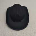 Rhode Island Novelty Black Cowboy Felt Hat Youth Size, One Per Order
