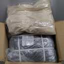 36 Inches / 3 Feet Bean Bag Chair with Memory Foam Filler for Adults and Kids, Ultra Soft Dark Gray Velvet Cover, Living Room Use, Comfortable Wrap(Beige, Medium)