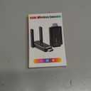 2026 Upgraded Wireless HDMI Transmitter and Receiver 328FT/100M, 4k Decode 1080P Output, Plug & Play Portable 2.4g/5g, Wireless Hdmi Extender Kit to Monitor from Laptop/PC/Projector/TV Box (Black)