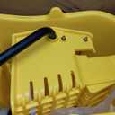 Amazon Basics Side Press Wringer Combo Commercial Floor Cleaning Rectangular Mop Bucket on Wheels, 35-Quart, Yellow