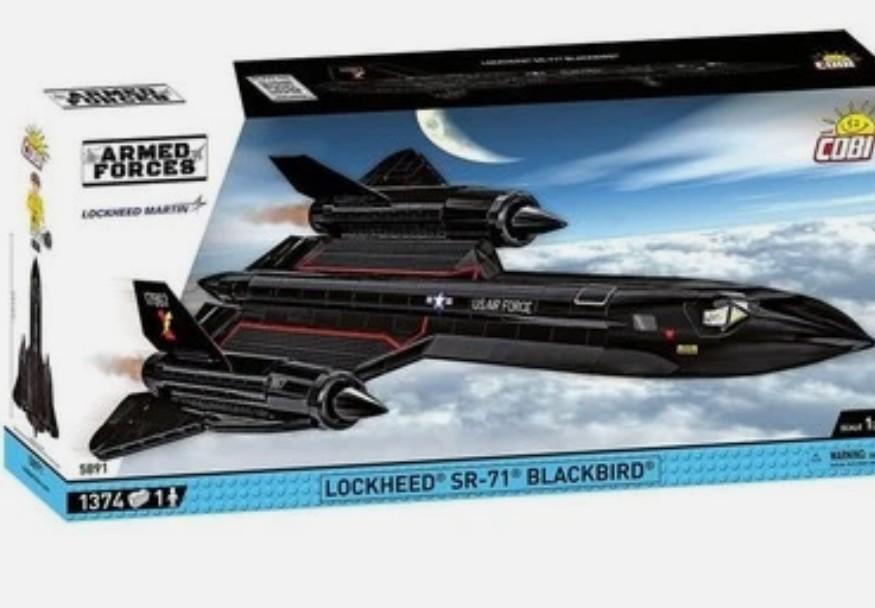 5902251420031 Lockheed SR-71 1374 blocks Cobi Klocki,  Black