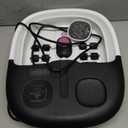Medical king Foot Spa with Heat and Massage and Jets Includes A Remote Control A Pumice Stone Collapsible Massager with Bubbles and Vibration