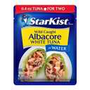StarKist Wild Caught Albacore White Tuna in Water, 6.4oz Pouch, 1-Pack (EXP 01/23/29)
