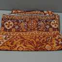 Apdidl Boho Mandala Hippie Wall Tapestry for Bedroom Aesthetic, Indian Bohemian Floral Tapestries Blanket Art Decor, Vintage Orange Fabric Vertical Wall Hanging for Living Room Dorm 51" X 60"