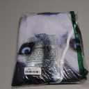Novelty Siberian Husky 3D Print Hoodie Animal Sweatshirt Pullover for Men Women (Medium, Black)
