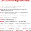 Universal Double Magazine Pouch - Dual Stack Mag Holster with Adjustable Retention for Glock, Sig Sauer, S&W, Beretta, Browning, Taurus, H&K, Springfield, Ruger Pistol Mags
