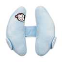 Adjustable Baby Head Neck Support Pillow,Baby Travel Pillow Cushion for Car Seat,Stroller Headrest Pillow for Infants,Head and Neck Support Pillow for Pushchair,Blue