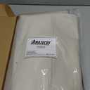 Non-Slip Head Pillow for Recliners - Neck Support Cushion with Velvet Cover for Pain Relief at Home, Office and Travel, Measuring Approximately 23” x 15.7” x 4.3” (Ivory)