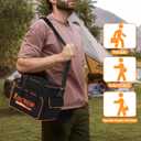 Travel Carrying Case Compatible with Jackery Explorer 1000, Portable Power Station Storage Bag with waterproof fabric and Front Pockets for Charging Cable and AccessoriesW13.5*D9.5*H11.5 inches