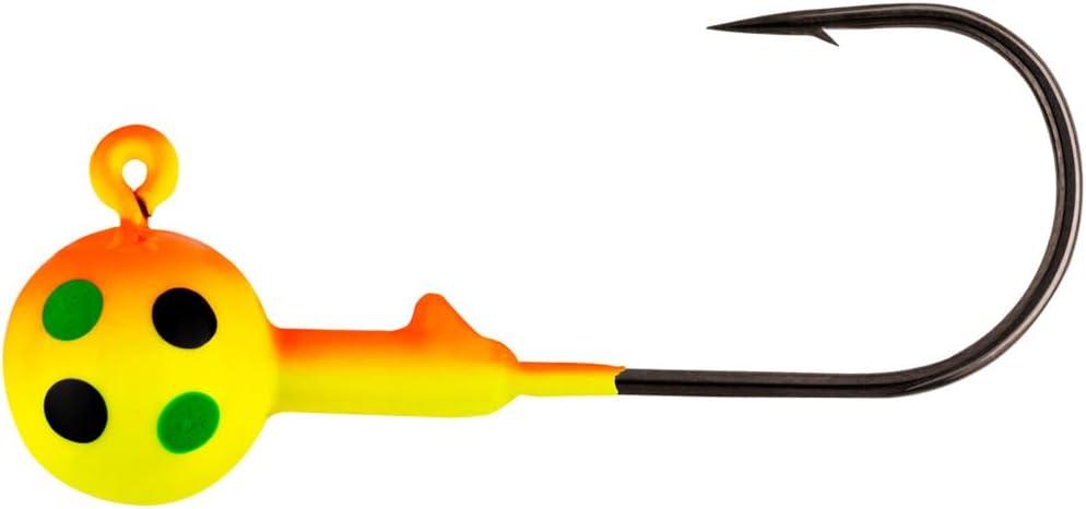 Northland Tackle Gum-Ball JIG / 1.625" / 1/4 OZ - #2/0 HK / 4 Pack/Super-GLO Sneeze