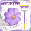 Aoriher Daisy Flower Piata Set with Blindfold and Bat Purple Flower Piata Daisy Party Game for Birthday Baby Shower Gender Reveal Wedding Floral Mother's Day Princess Party Supplies Decorations