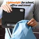 for Lenovo Tab M9 Case, New Kids Heavy Duty Cover with Convertible Handle Stand for Lenovo Tab M9 9.0 Inch 2023, Black