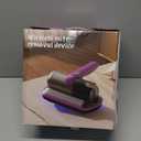 PATO Mattress Vacuum Cleaner, Wireless Handheld Bed Vacuum Cleaner With UV-C Light, HEPA Filter and Ultrasonic Vibration, 12KPa, Suitable for Beds, Sofas, Car Seats, Carpets (Purple)