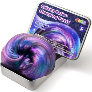 JOYIN Galaxy Color-Changing Putty, Slime for Kids 4.2oz, Therapy Putty, Fidget Toys Adults, Squishy Sensory Toys for Kids, Anxiety Stress Relief Gifts for Adults, Desk Fidgets