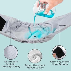 Tuiskusa Male Dog Diapers, High Absorbing Dog Belly Bands for Male Dogs, Washable Reusable Dog Male Wraps(3 Pack) (X-Large)