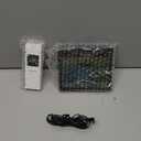 Geevon Weather Station Wireless Indoor Outdoor Thermometer Hygrometer with Dew Point, Heat Index, Touch LCD Display Digital Weather Thermometer with Alarm Clock and Adjustable Backlight