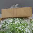 Babys Breath Artificial Flowers, 30 pcs White Flowers Artificial Real Touch Faux Flowers Bouquet Look Real Fake Flowers for Wedding Party Home Garden Tables Centerpieces Office Arrangements Decoration