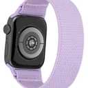 Stretchy Solo Loop Band Compatible with Apple Watch 38mm 40mm 41mm 42mm 44mm 45mm 46mm 49mm Women Men, Elastic Nylon Strap Wristband for iWatch Series 11 10 9 8 7 6 5 4 3 2 1 SE Ultra