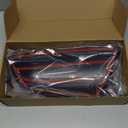 ABS Outside Side Rearview Mirror Cover Trim Sticker Compatible with Toyota Tundra 2007-2021 Crew Max Sequoia 2008-2020 Accessories(not applicable to models with turn signals) (Matte balck)