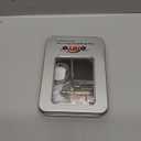 ontto Key Cover Fit for Land Rover Key Case Metal Leather Key Holder with Keychain (Black metal shell, Blue-b)