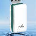 Pawfly Strong Magnetic Fish Tank Cleaner Aquarium Magnetic Glass Cleaner Brush with 2 Detachable Scrapers, Floating Scrubber Brush Cleaning Tool for 1/4-1/2 Inch Thick Glass