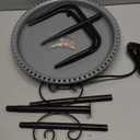 Heated Bird Bath for Winter/Summer, Powerful 100W Thermostat Control Water Heated BirdBaths Bowl for Outdoors with 5-Prong Metal Base Heated Bird Bath (Vintage Bronze+Grey)