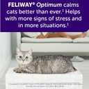 FELIWAY Optimum 30 Day Cat Calming Plug In Pheromone Diffuser Starter Kit, 48ml - Helps Reduce Common Signs of Stress in Cats & Kittens, Enhanced Calming (1 Pack, Translucent)