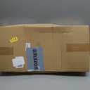 4 Pcs 11 x 17 Inch 3 Ring Binders 3 Inch Rings Heavy Duty View Plastic Flexible D Ring Binders Economy Holds 11" x 17" Paper for Artwork Blueprints, Office, Home, Work Places(White)