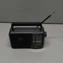 Portable AM/FM Transistor Radio with Loud Speaker, Battery or USB Powered - Compact Emergency Radio for Indoor, Outdoor, Travel & Storms (Model BJL-671) (Gray)