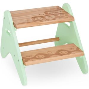 B. toys  Step Stool for Kids  Wooden Stepping Stool  Step Stool for Bedroom, Bathroom, Kitchen  Furniture for Toddlers, Kids  2+ Years  Peek  A  Boost  Mint